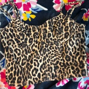 Forever 21 Leopard Print Camisole Top